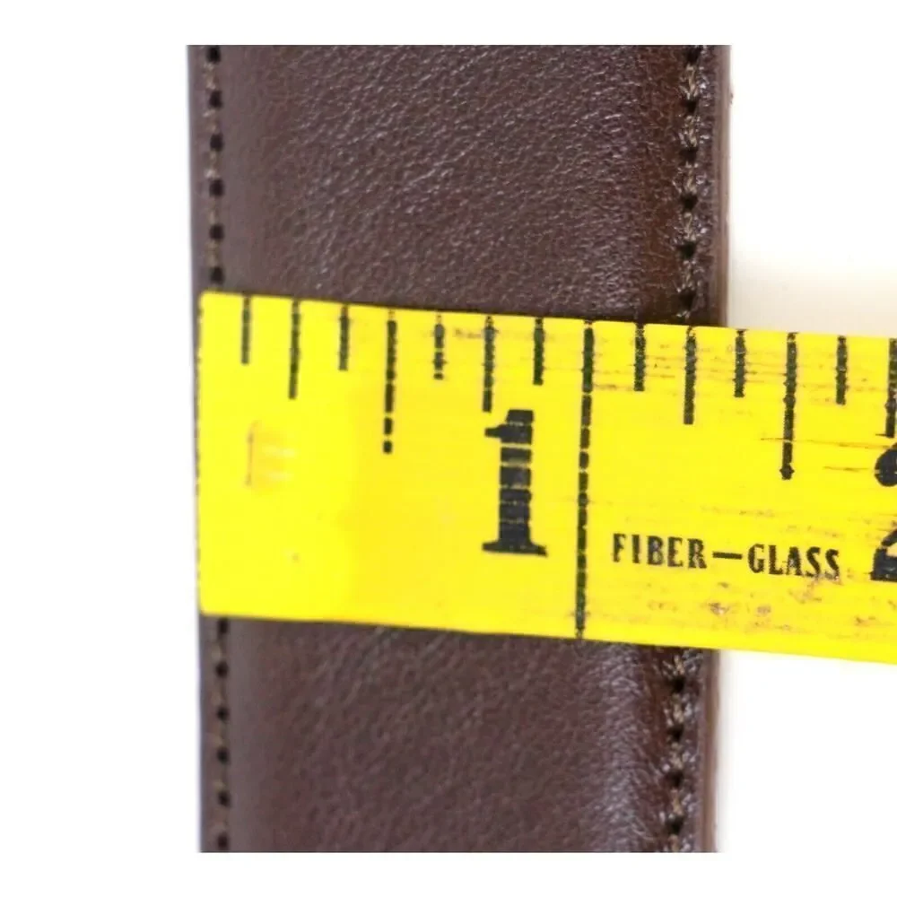 Vera Pelle Italy BROWN GENUINE LEATHER 1.25
